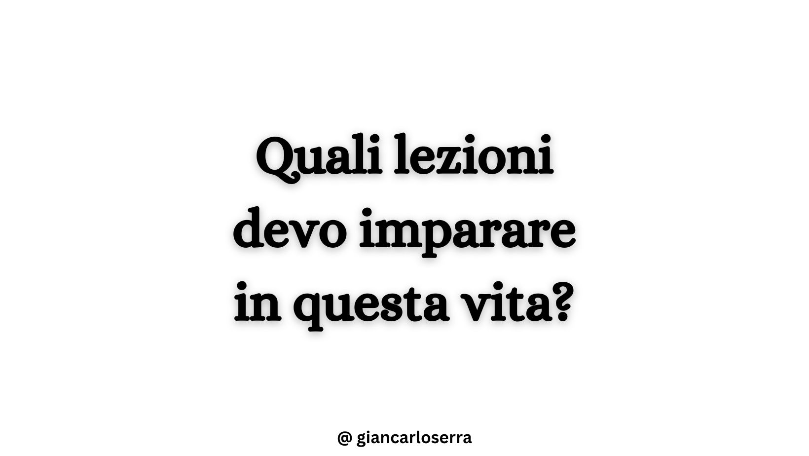 Qual è la lezione o quali sono le lezioni che devo imparare in questa vita? Per rispondere alla tua domanda è necessario che tu apra ...